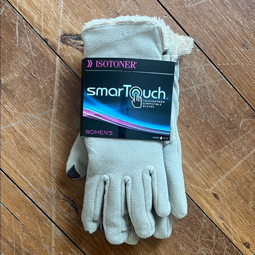 Isotoner Cream SmartTouch Women's Gloves